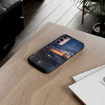 C8 GT Race Car Pit Lane Sunset Phone Case Tough Case