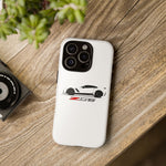 White C7 Z06 Phone Case for Chevy Vette Fans, Tough Cover