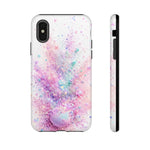Pastel Galaxy Glitter Splash phone case | tough cover