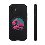 Great Dream Wave Circular Badge Vaporwave Phone Case – Japanese Aesthetic