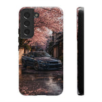 Cherry Blossom Street Scene R34 Skyline GTR Tough Case | Car Photo Cover