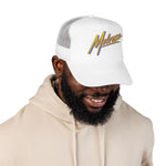 Melrose Retro Trucker Hat Neon 80s Synthwave Foam Snapback Cap Vintage Style