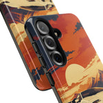Retro Sunset Countach phone case | Sports car tough cover