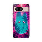 Neon Flamingo Pool Vaporwave Art Tough Phone Case