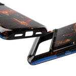 Challenger RT Phone Case, Rainy City Night Muscle Car Tough Cover