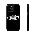 R34 Skyline Japanese Flag Race Car Phone Case | JDM GT-R Tough Cover