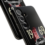 1969 Camaro SS American Flag Tough Phone Case Cover Gift Art