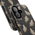 Vintage Ghost Pattern phone case | Halloween spooky stars design