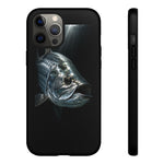 Tarpon Fishing Phone Case, Saltwater Portrait Black Cover, Gift