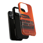 Orange Cuda Phone Case, 71 Classic Muscle Car Tough Cover