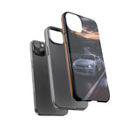 Skyline GT-R R34 White Nurburgring Speed Art Tough Phone Case