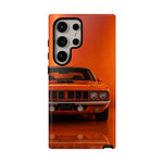 Orange Cuda Phone Case, 71 Classic Muscle Car Tough Cover