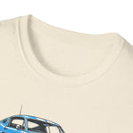 1965 Mustang Fastback T-Shirt | Vintage Car Illustration, Retro Racing
