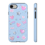 Stars Hearts 2000s Kid Metallic Art Tough Phone Case