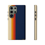Retro Rainbow Stripe Phone Case | Tough Phone Case