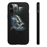 Tarpon Fishing Phone Case, Saltwater Portrait Black Cover, Gift