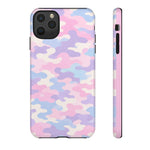Pink Camo Pastel Art Tough Phone Case