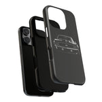 1969 Camaro Black Restomod Front Tough Phone Case Cover Gift