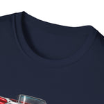 1959 Fairlane 500 Vintage Car T-Shirt | Classic Red 1950s Automobile Tee