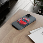 Red C8 Z06 Track Wing Tough Phone Case Cover Gift Art