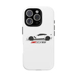 White C7 Z06 Phone Case for Chevy Vette Fans, Tough Cover