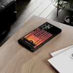 Silverado sunset truck Phone Case | Retro pickup silhouette