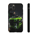 Camaro ZL1 Neon Green Muscle Car phone case | Tough Cover