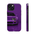 Purple Supra Phone Case, MK4 90s JDM Legend Tough Protective Cover for Men