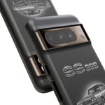 SS396 Malibu Black Glow Phone Case Trim Badge Black Car Art Gift