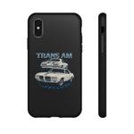 1969 Trans Am White Blue Stripe Tough Phone Case Cover Gift
