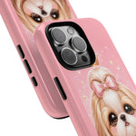 Shih Tzu Princess Kawaii Chibi Puppy Pet Dog Art Tough Phone Case