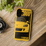 S2000 Spa Yellow Retro 90s JDM Car Tough Phone Case