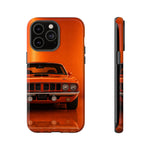 Orange Cuda Phone Case, 71 Classic Muscle Car Tough Cover
