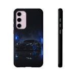 Neon Blue Sports Car C8 Phone Case | Tough Cases