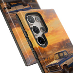 73 Chevy C10 Square body Truck Two-Tone Sunrise Tough Phone Case