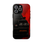 GNX Black Ember Red Tough Phone Case