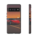Red C4 ZR-1 King of the Hill Art Tough Phone Case