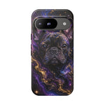 French Bulldog Galaxy Marble Art Tough Phone Case