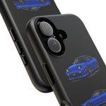 Blue 180SX JDM Sports Car Phone Case Tough Multi View