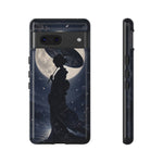 Geisha Parasol Moonlight Art Tough Phone Case