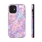 Rhinestone Sparkle Phone Case, Pastel Gradient Cover