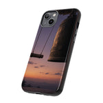 Temple Bell Sunset Phone Case Japan Zen Tough Case