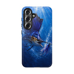 Sailfish Phone Case, Deep Sea Fishing Strike Tough Cover for Men