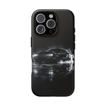 Black Sports Car Illustration 2023 Challenger SRT phone case | Car Drift Reflection