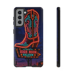 Neon Cowboy Boot phone case | High Noon Saloon design