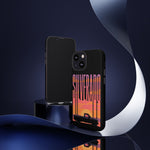 Silverado sunset truck Phone Case | Retro pickup silhouette