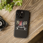 1969 Camaro SS American Flag Tough Phone Case Cover Gift Art