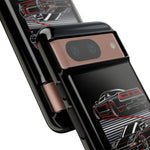 NSX Dual View Black Red JDM Sports Car Tough Phone Case Gift