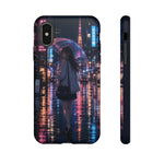 Lofi Anime Rain Street Art Tough Phone Case