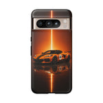 Z06 C8 Phone Case, Orange Racing Livery Studio Cover